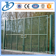 Galvanized anti-climb 358 fence with close mesh holes